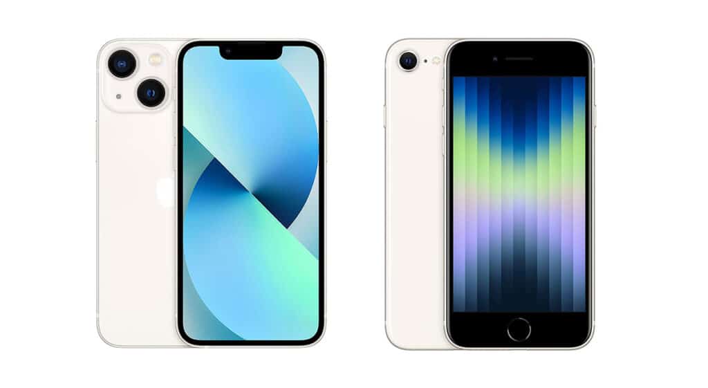 iPhone 13 mini o iPhone SE 2022