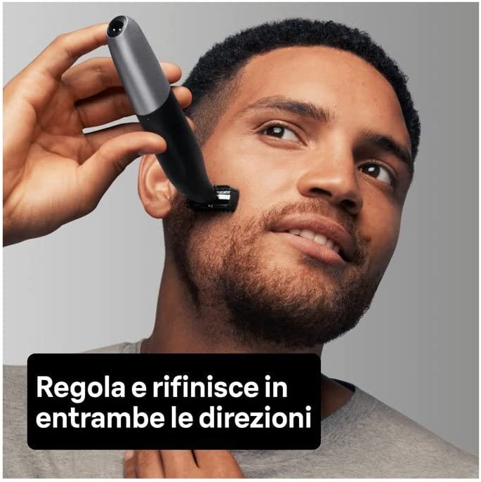 Braun Series XT5, Rasoio Elettrico Barba Con Rifinitore per Depilazione  Uomo, Custodia da Viaggio, Idea Regalo, XT5200 Grigio e Nero