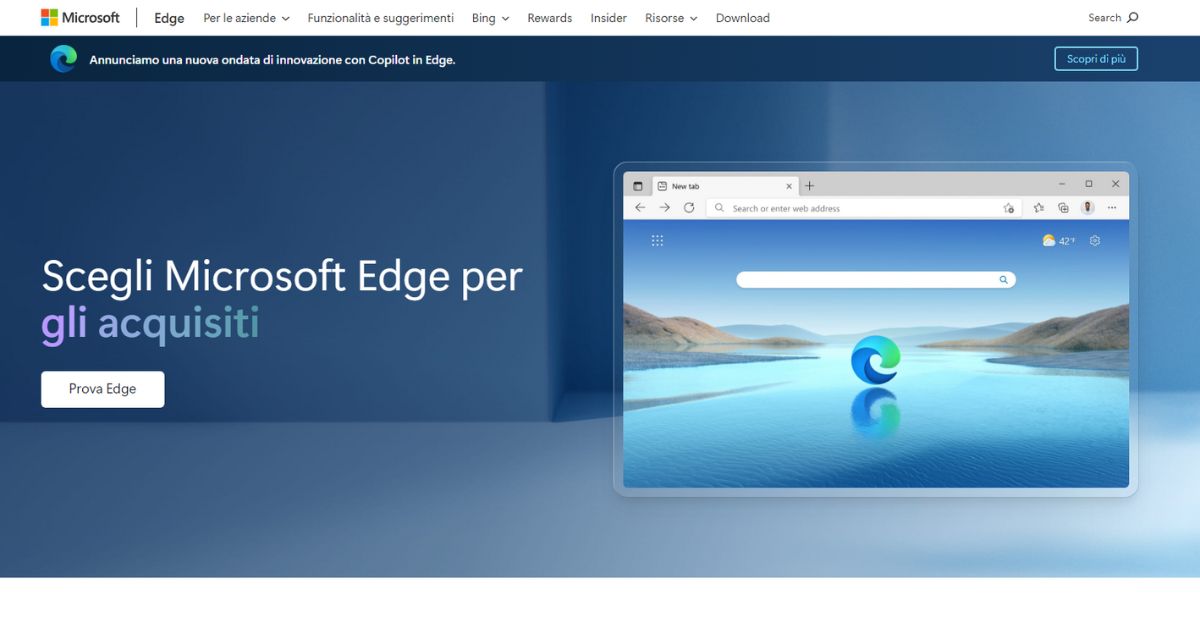 Scopri di più sull'articolo Microsoft Edge: come installarlo e sfruttare le sue funzionalità