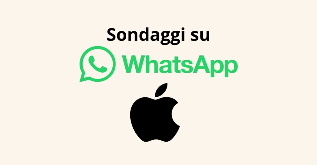 Come fare un sondaggio di WhatsApp su iPhone?