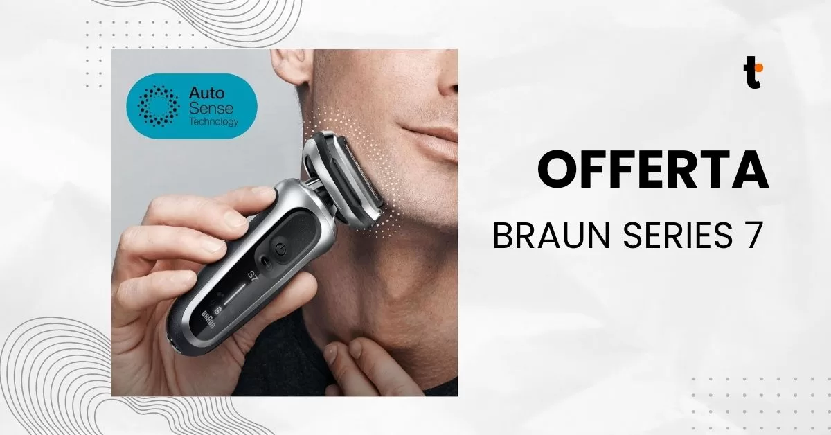 Al momento stai visualizzando Il rasoio elettrico Braun Series 7 è in offerta!