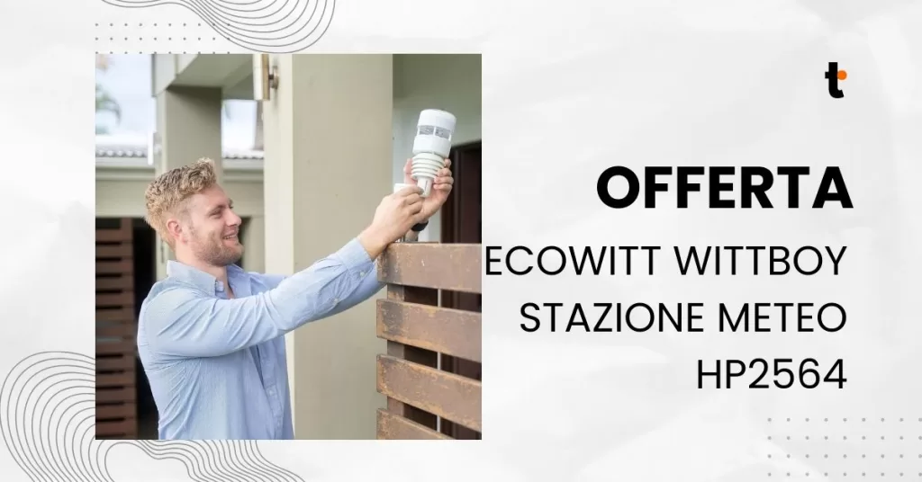 Offerta ECOWITT Wittboy Stazione Meteo HP2564