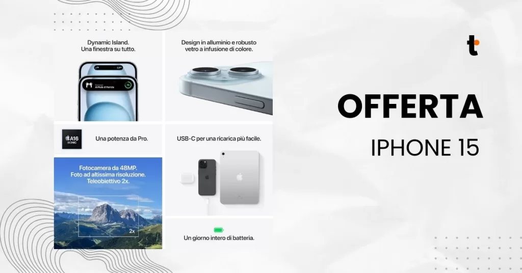 Offerta iPhone 15